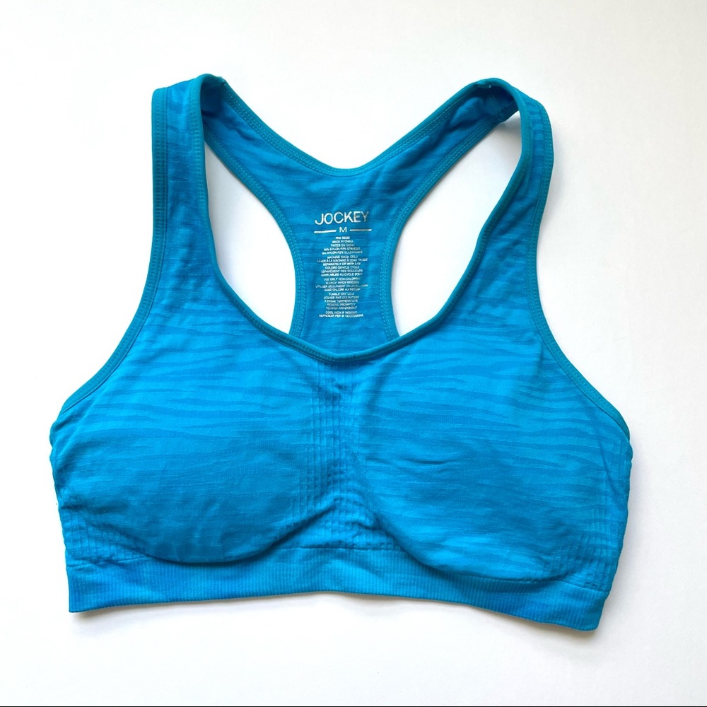 Blue Basic Sports Bra - Size M NWOT